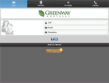 Tablet Screenshot of greenwaymortgage.com